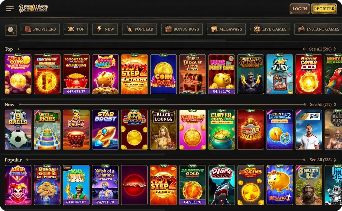 Betwest Giochi
